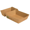 Zweiteilige Papierschale für Pommes frites, 15,5 x 8,5 x 3,8 cm, 80 Stück