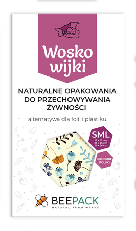 Wachsbecher „Zweige“ – Set mit 1 Stück „S“, 1 Stück „M“ und 1 Stück „L“ (3 Stück)