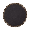 Papieruntersetzer für Tassen/Gläser, schwarz, Durchmesser 9 cm, 250 Stück