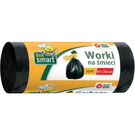 Bee Smart Müllbeutel, Paclan 59 x 69 cm, 60 l, 50 Stück
