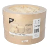 Bambus-Dampfgarer „ASIA“, Höhe 13,5 cm, Durchmesser 21 cm, 3-teilig, 1 Stück