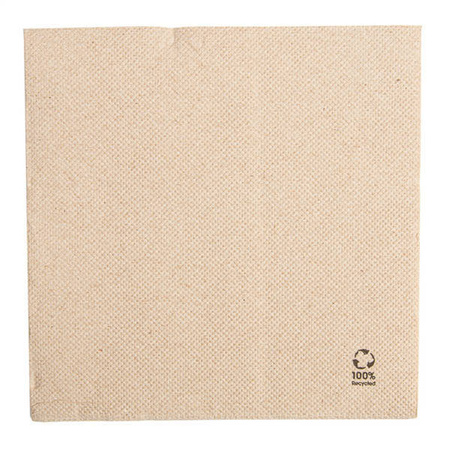 2-lagige Servietten „Recycled“, 30 x 30 cm, 50 Stück