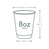 Weihnachts-Pappbecher, 250 ml, Durchmesser 80 mm, 25 Stück