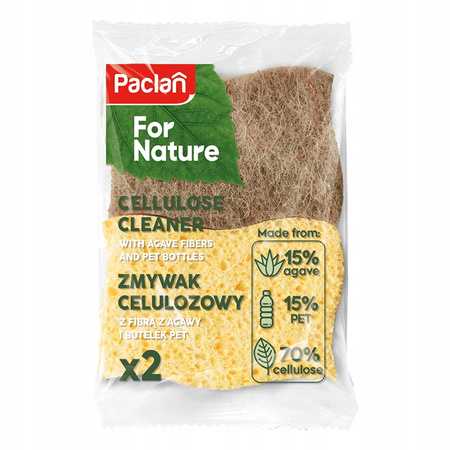 Paclan-Spülschwamm aus Agavenfasern, 2 Stück
