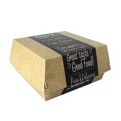 Good Food Burger-Box 15,5 x 15,5 x 9 cm, 50 Stück