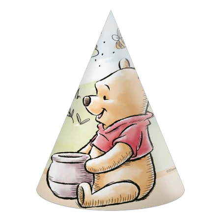 Papierhütchen „Winnie Puuh“, 6 Stück