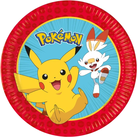 Papierteller „Pokémon“, 23 cm, 8 Stück