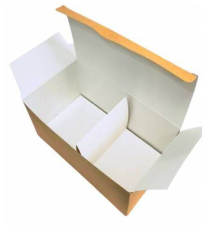 Papierbox XL mit Einlage, 22 x 12 x 11 cm, 100 Stück
