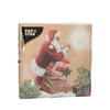 3-lagige Servietten „Dear Santa“ 1/4, 25 x 25 cm, 20 Stück