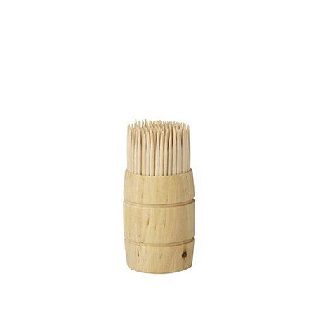 Zahnstocher, 6,8 cm, im Holzspender, 200 Stück