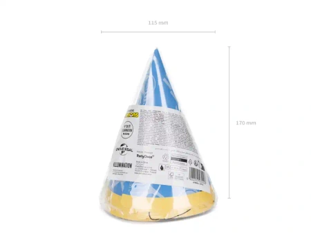 Papierhütchen „Minions“, 6 Stück