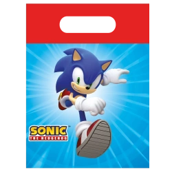 Papiertüten „Sonic SEGA“ 16 x 22 cm, 4 Stück