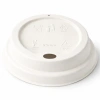 Deckel aus Zuckerrohr für Becher, Durchmesser 90 mm, 50 Stück