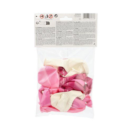 Luftballons „Pink-Mix“, 25 cm, 16 Stück