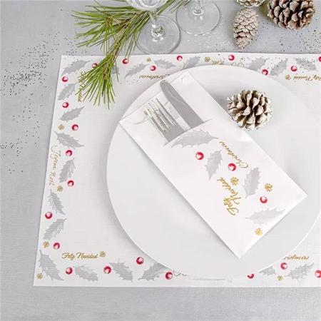 Papieruntersetzer „Christmas“ 31 x 43 cm, 500 Stück