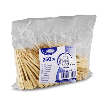 „Vegan“-Snackstäbchen, 9 cm, 250 Stück