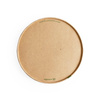Papierdeckel für Vegware-Kraftschalen, Durchmesser 185 mm, 50 Stück