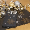 Premium Airlaid-Besteckhüllen „Christmas Night“, 40 x 40 cm, 50 Stück