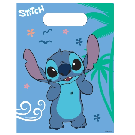Plastiktüten „Stitch“ 17 x 23 cm, 6 Stück