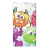Faltbare Papiertischdecke „Funny Monsters“, 120 x 180 cm, 1 Stück