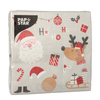 3-lagige Servietten „Weihnachten 1/4“, 33 x 33 cm, 20 Stück