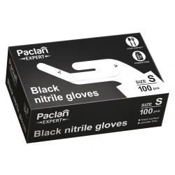 Nitrilhandschuhe, schwarz, Expert „S“, 100 Stück