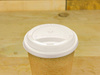 C-PLA-Deckel für Becher, weiß, Durchmesser 72 mm, 50 Stück