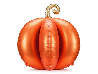 Folienballon „Kürbis 3D – Halloween“, 90 × 90 cm, 1 Stk.