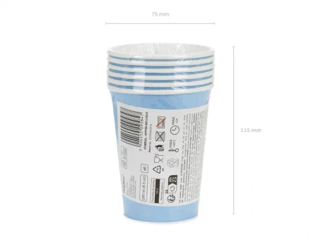 Papierbecher „Fußball“ 200 ml, 8 Stück