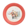 Runder Pappteller „Dear Santa“, 23 cm, 10 Stück