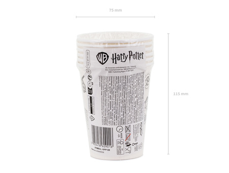 Pappbecher „Harry Potter“, 250 ml, 6 Stk.