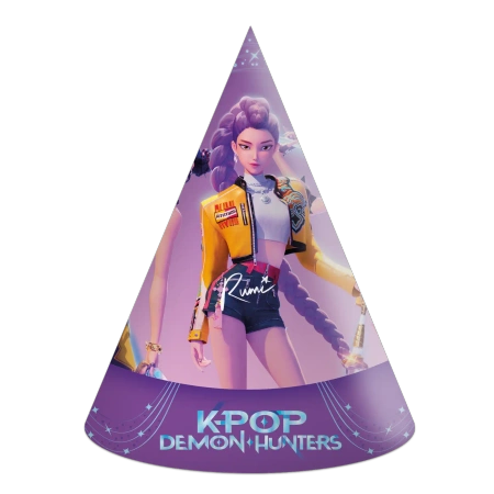 Papierhütchen „K-Pop“, 6 Stück