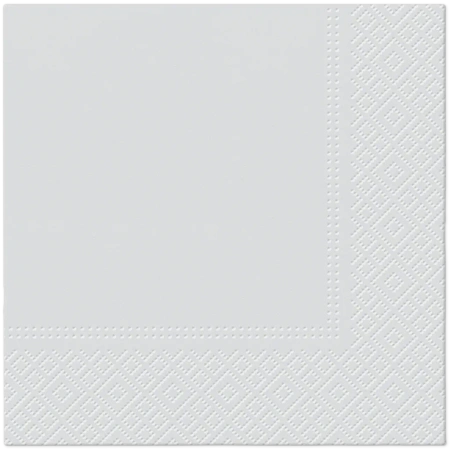 3-lagige Servietten, silberfarben, 1/4, 33 x 33 cm, 20 Stück