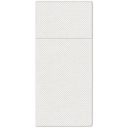 Softpoint-Besteckhüllen, geprägt, weiß, 38 x 32 cm, 50 Stück