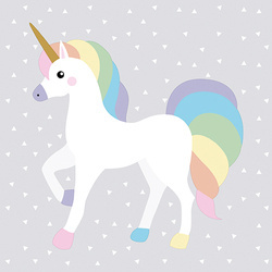 3-lagige Servietten „Unicorn 1/4“, 33 x 33 cm, 20 Stück