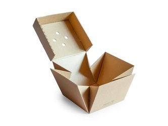 Premium-Burgerbox, aufklappbar, 12 x 12 x 10 cm, 100 Stück