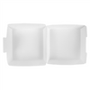 Thermobox für Burger, Weiß, Größe „L“, 14,2 x 13,7 x 6,1 cm, 50 Stück