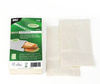 Fettbeständige weiße Papiertüte für das Frühstück, 10+3 x 21 cm, 100 Stück