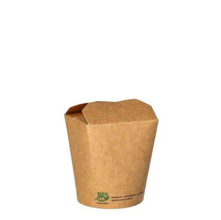 Kraft-Snackbox 230 ml, 7,5 x 6,5 x 5,8 cm, 25 Stück