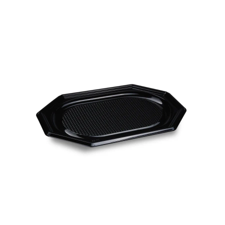 Catering-Tablett, schwarz, rPET, 35 x 24,7 cm, 10 Stück