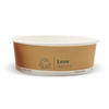 Kraftpapier-Salatschale, 1300 ml, Durchmesser 185 mm, 50 Stück