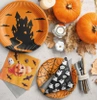 Runder Pappteller „Funny Halloween“, Durchmesser 23 cm, 8 Stück