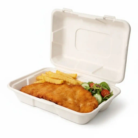 Menübox aus Zellstoff, ungeteilt, 1000 ml, 23 x 15,5 x 8 cm, 50 Stück