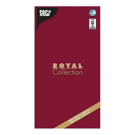 Tischdecke „Royal Collection“, bordeauxrot, gefaltet, 120 x 180 cm, 1 Stück