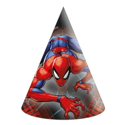 Papierhütchen „Spider-Man“, 6 Stück