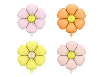 Folienballons für Girlanden "Gänseblümchen", 65 cm, 4 Stk.