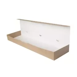 Auflaufschale 38 x 11 x 5 cm, 100 Stück
