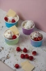 Papierbecher für Desserts und Eis, 120 ml, Durchmesser 75 mm, 50 Stück