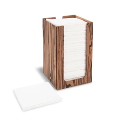 PREMIUM Airlaid-Servietten, weiß, 20 x 20 cm + Spender, 100 Stück