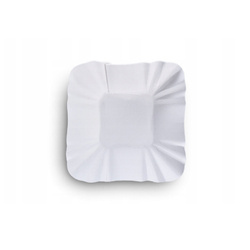 Papiertablett in Muschelform, 10 x 10 x 3 cm, 500 Stück